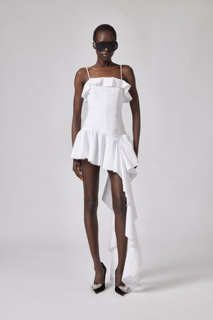 Mini Dress with Ruffle Detail