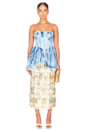 Weaved Maxi Skirt