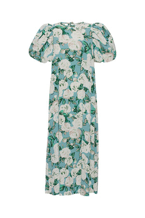 Jacquard Drapy Midi Dress