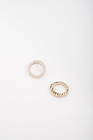 Full Circle Diamond Earrings