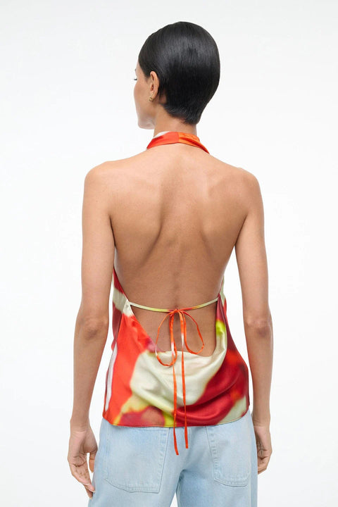 Liora Silk Top Red Zone