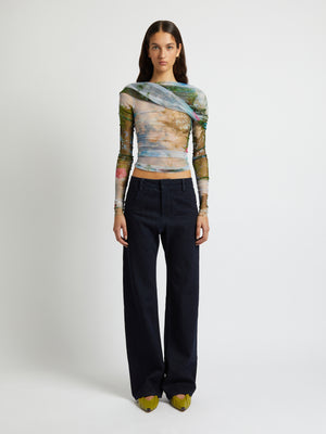 Lucid Veiled Top