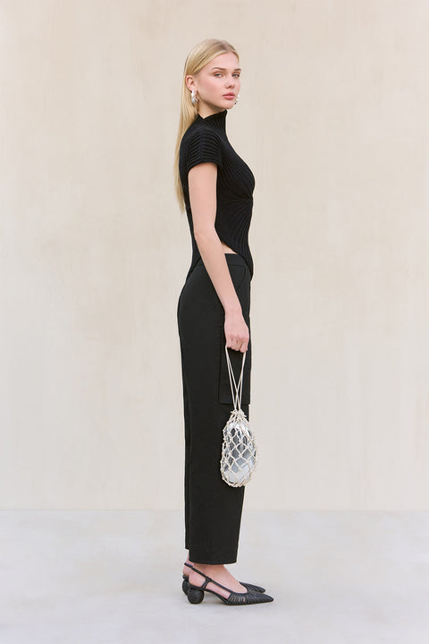 Annemie Knit Top Black