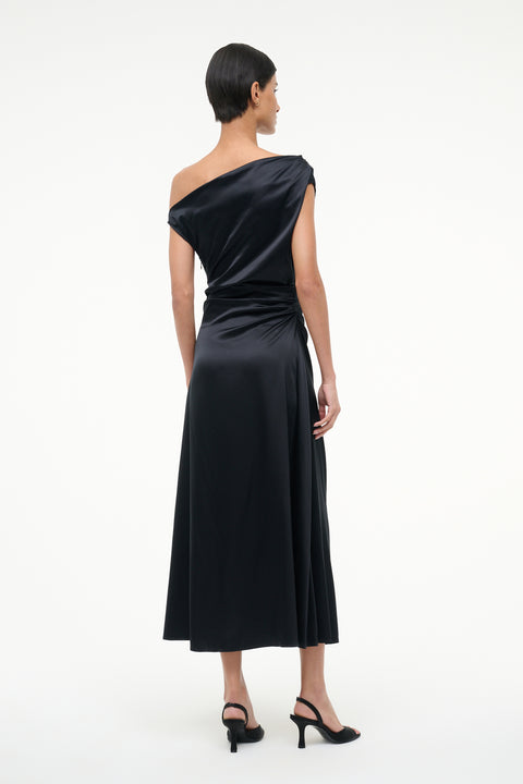 Phare Silk Dress Black
