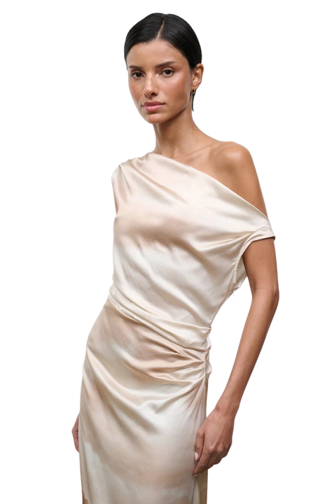 Phare Silk Maxi Dress Cliffside