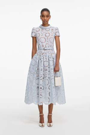 Floral Lace Midi Dress