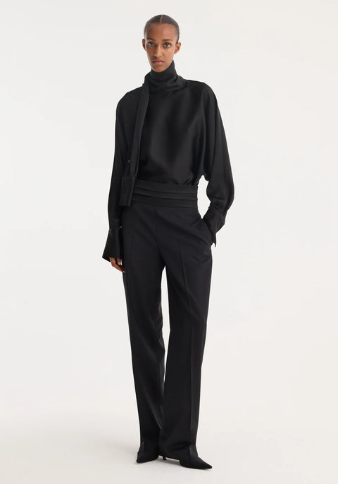 Satin Cumberband Trouser