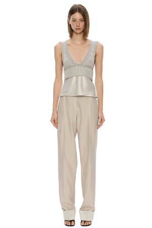 Rowan Sateen Cuffed Trouser