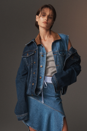 Loop Hem Doubled Jacket