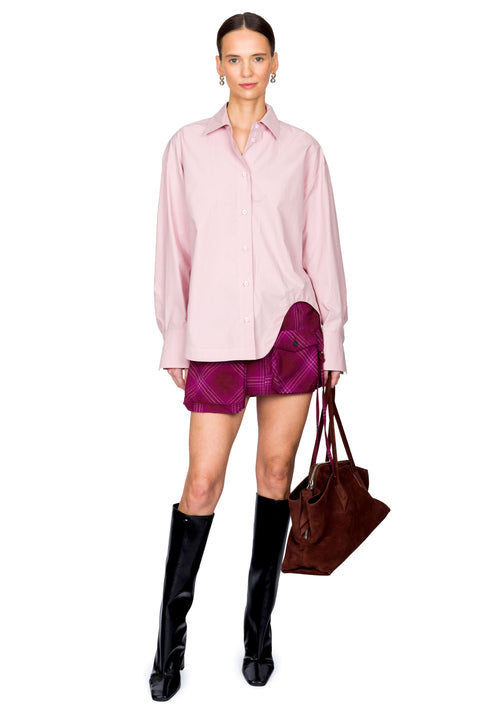 Mini Cargo Plaid Skirt