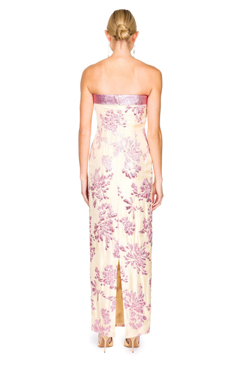 Floral Strapless Dress