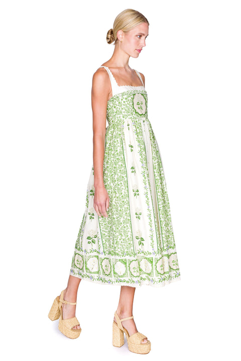 Barbara Wild Midi Dress