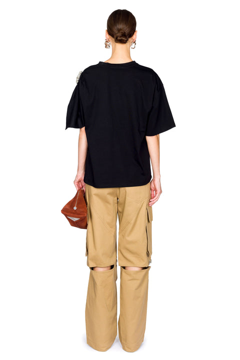 Crystal Slit Cargo Pant