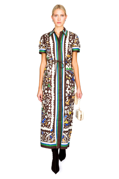Maroc Short Sleeve Shirt Dress
