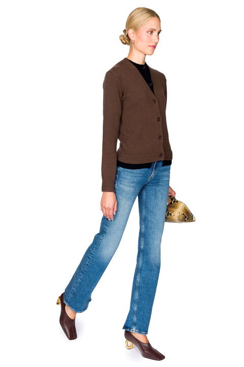 Contrast Layered Cardigan