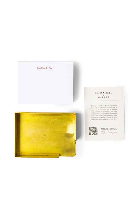 "Just Had To Say" Memo Box