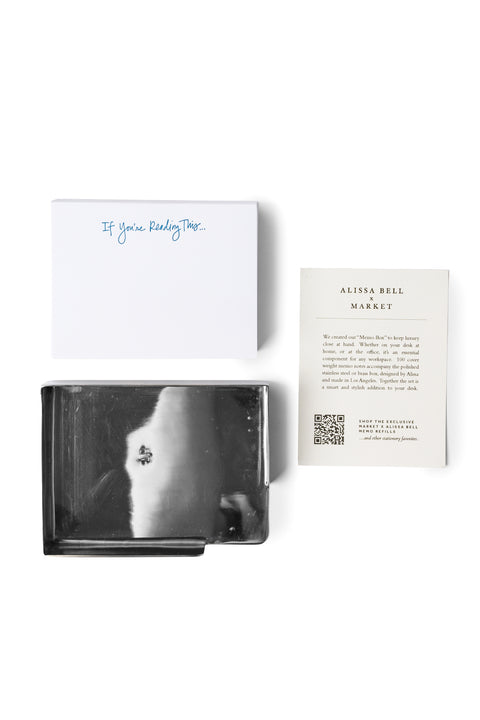 "If You're Reading This" Memo Box