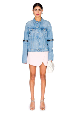 Hybrid Denim Short Jacket