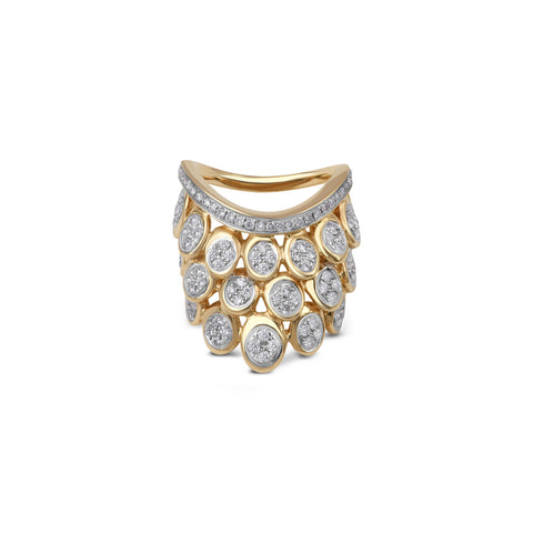 Diamond Blossom Ring .68CT 14K