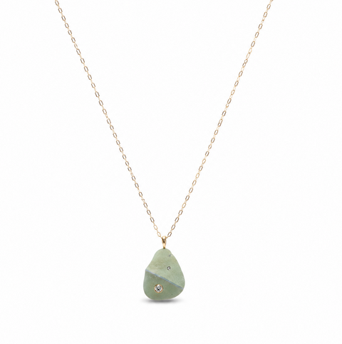 One-Of-A-Kind Pistachio Necklace