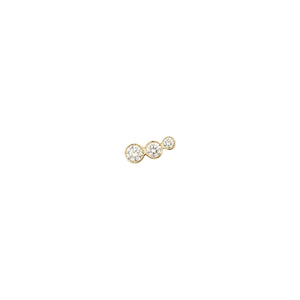 Croissant Trois Right Earring