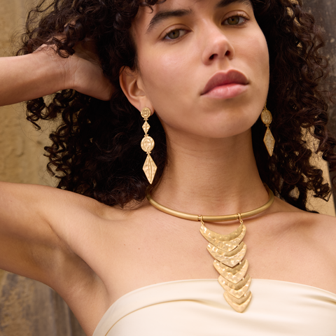 Harlow Arch Drop Earrings