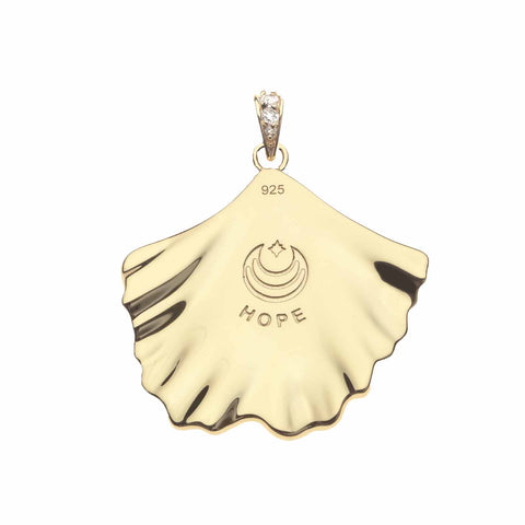 HOPE Ginkgo Pendant Classic Rolo Chain