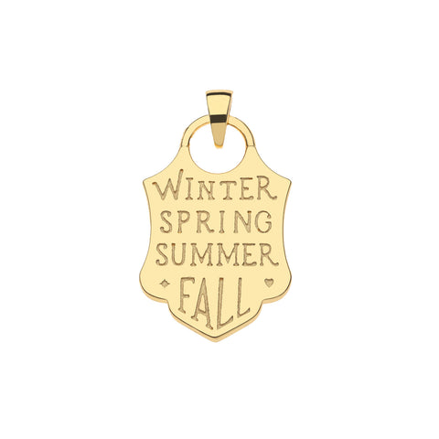 HOPE Shield Pendant Classic Rolo Chain