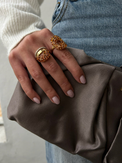 Swoop Half Curved Ring