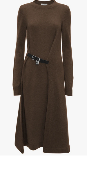Padlock Strap Tie Dress