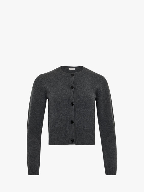 Contrast Embroidery Cardigan