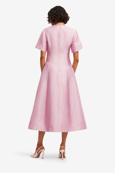 Caroline Short Sleeve Midi Dress