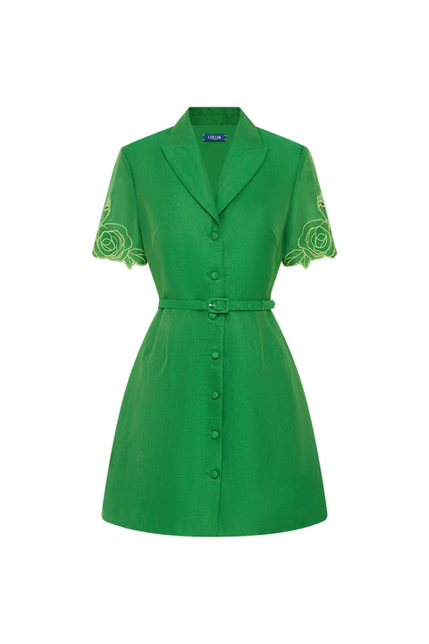 Brigitte Applique Mini Dress