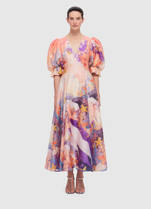 Lara V Neck Maxi Dress