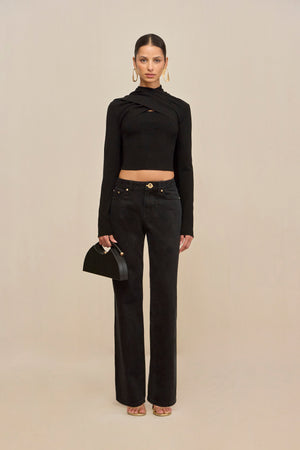 Rosella Pant Washed Black