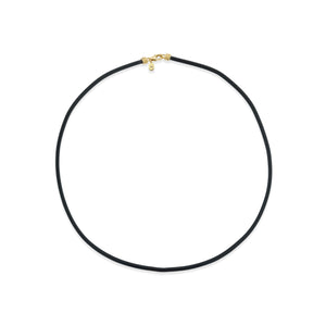 Scuba Black Leather Cord