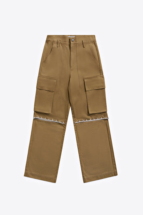 Crystal Slit Cargo Pant