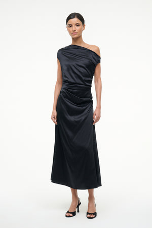 Phare Silk Dress Black