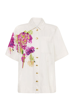 Flora Detail Denim Shirt