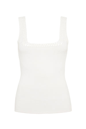 Tazia Crocheted Edge Tank