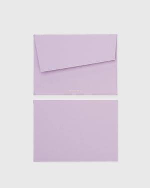 Alissa Bell x Market Blank Set of 4 Cards Lilac