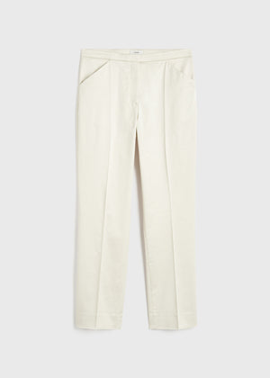 Cropped Straight Trousers