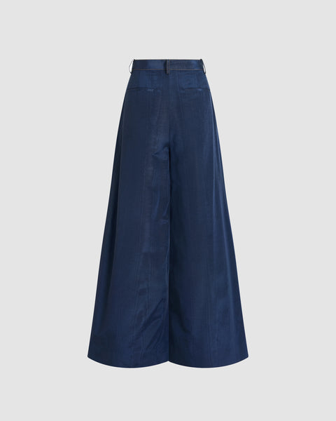 Wide Leg Pleat Pants