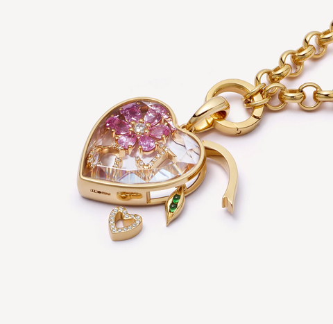 Large Heart Of Gold Locket