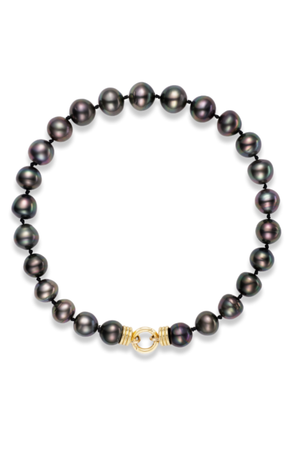 OOAK Ancla Necklace With Tahitian Pearls