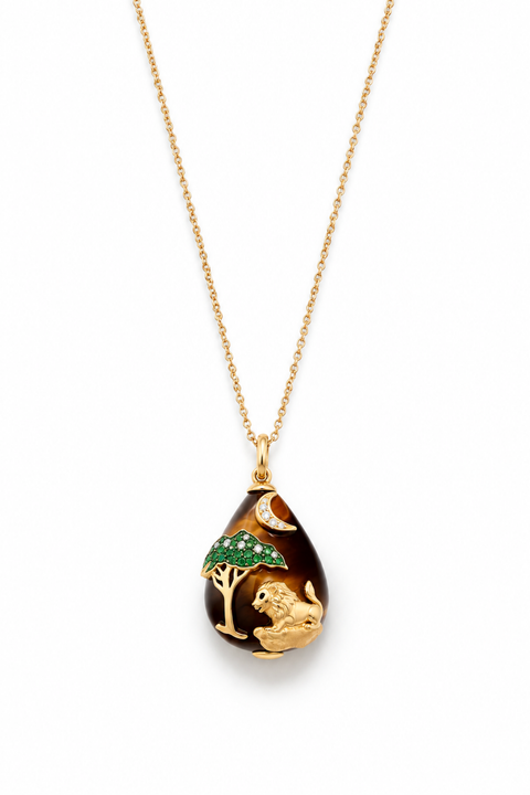 Lion Pendant Necklace