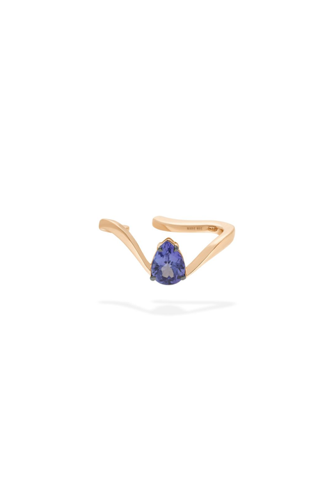 Tanzanite Comet Ear Jewel