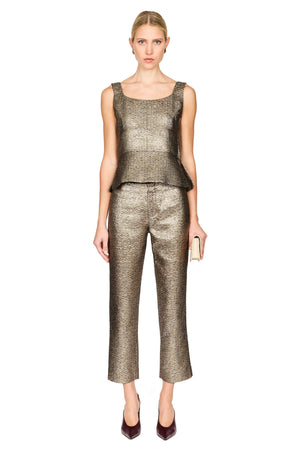 Jacquard Bodice Top