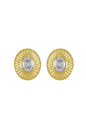 Maven Oval Diamond Studs