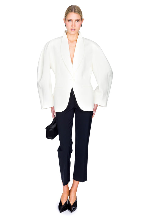 Balloon Waist Blazer